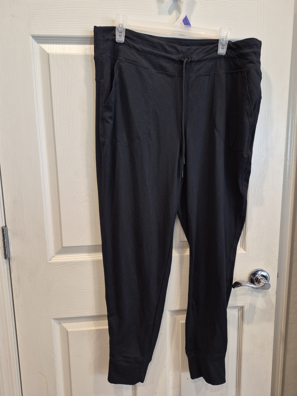 5/25 Lole Black Women's Jogger Pants with Drawstring Waist